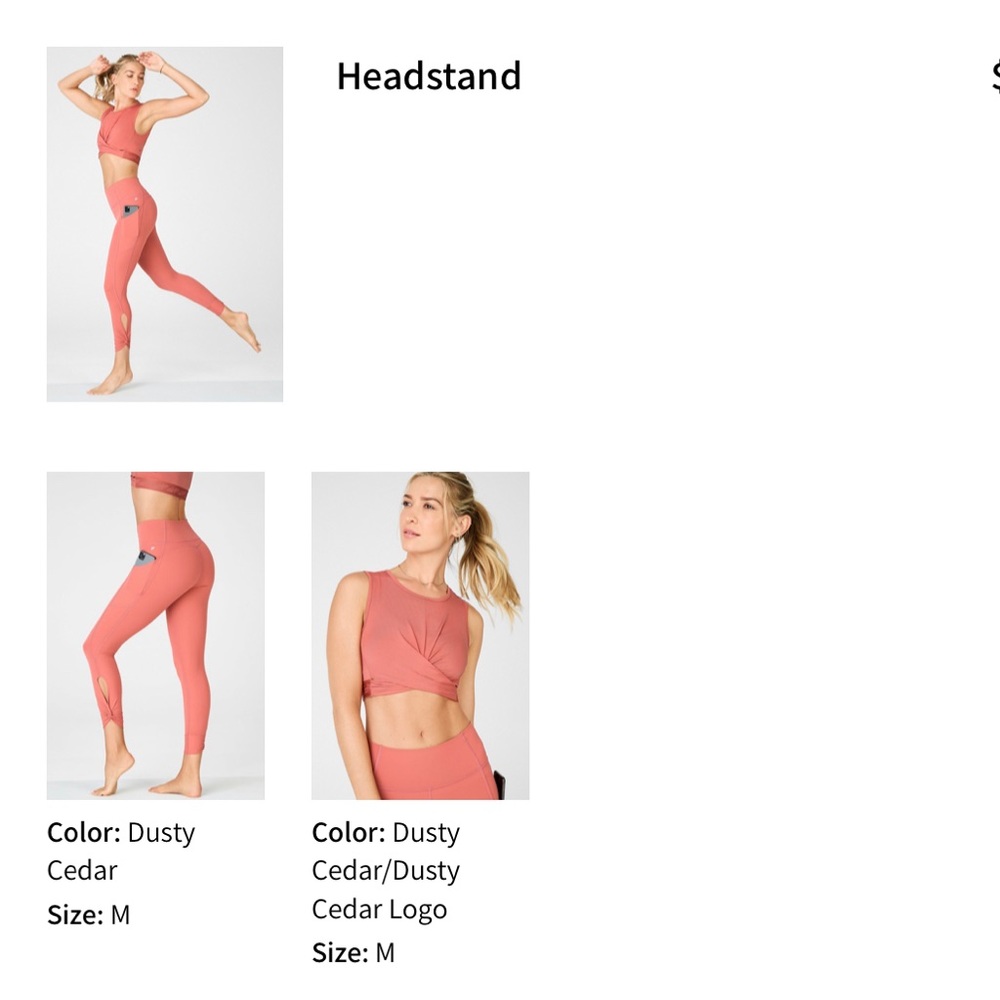Headstand Matching Gym Set